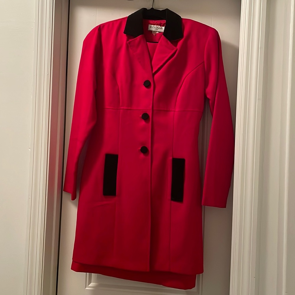 Vintage 90s TWO PIECE Alyn Paige business dress set